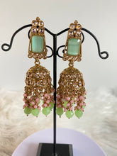 Load image into Gallery viewer, 'ASIS' ANTIQUE GOLD and Pearl Earrings - Various colours