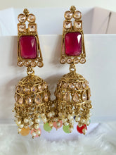 Load image into Gallery viewer, 'ASIS' ANTIQUE GOLD and Pearl Earrings - Various colours
