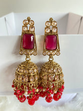 Load image into Gallery viewer, 'ASIS' ANTIQUE GOLD and Pearl Earrings - Various colours