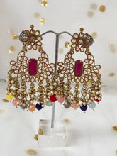 Load image into Gallery viewer, 'GILLY' ANTIQUE GOLD and Pearl Earrings - Various colours