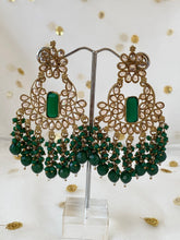 Load image into Gallery viewer, 'GILLY' ANTIQUE GOLD and Pearl Earrings - Various colours