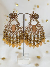 Load image into Gallery viewer, 'GILLY' ANTIQUE GOLD and Pearl Earrings - Various colours
