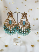 Load image into Gallery viewer, 'GILLY' ANTIQUE GOLD and Pearl Earrings - Various colours
