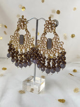Load image into Gallery viewer, 'GILLY' ANTIQUE GOLD and Pearl Earrings - Various colours