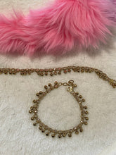 Load image into Gallery viewer, Anklets- Single Chain Oval Polki