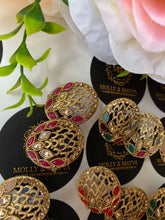 Load image into Gallery viewer, ADA Light weight Round Stud Earrings - Various colours