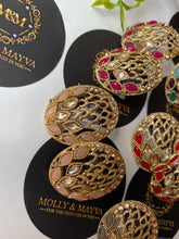 Load image into Gallery viewer, ADA Light weight Round Stud Earrings - Various colours