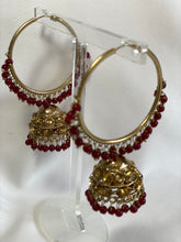 Load image into Gallery viewer, Patola Jhumka Bali