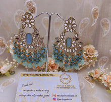 Load image into Gallery viewer, ‘GILLY' ANTIQUE GOLD Earrings with Mirror- Various colours