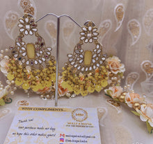 Load image into Gallery viewer, ‘GILLY' ANTIQUE GOLD Earrings with Mirror- Various colours