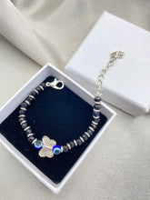 Load image into Gallery viewer, Black Silver Beads Evil Eye Indian Nazaria Bracelet