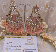 Load image into Gallery viewer, ‘GILLY' ANTIQUE GOLD Earrings with Mirror- Various colours