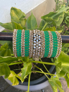 Green Bangles set