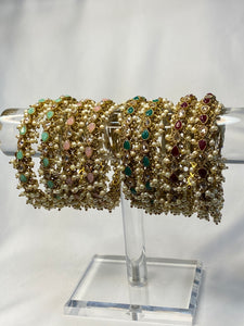 Arm Cluster Polki Bangles