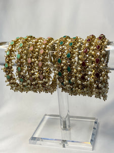 Arm Cluster Polki Bangles