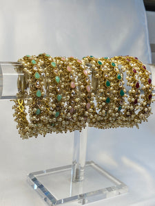 Arm Cluster Polki Bangles