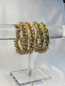 Arm Cluster Polki Bangles