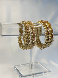 Arm Cluster Polki Bangles