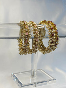 Arm Cluster Polki Bangles