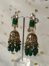 Load image into Gallery viewer, &#39;ASIS&#39; ANTIQUE GOLD Mirror and Pearl Earrings - Various colours
