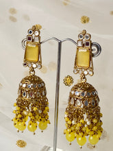 Load image into Gallery viewer, &#39;ASIS&#39; ANTIQUE GOLD Mirror and Pearl Earrings - Various colours
