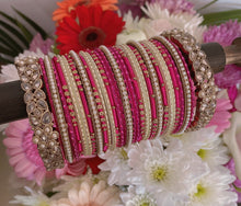 Load image into Gallery viewer, Hot Pink/Magenta BANGLE SET
