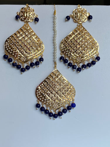 Jadau jewelry is timeless in its design and quality. It also is one of the most high in demand pieces.   These light weight, gold plated pieces pieces come in various designs. We can guarantee that this style will look stunning at your next event. 