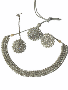 Full Silver Milly Necklace Set