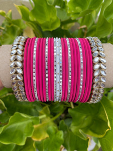 Hot pink Magenta  BANGLE SET